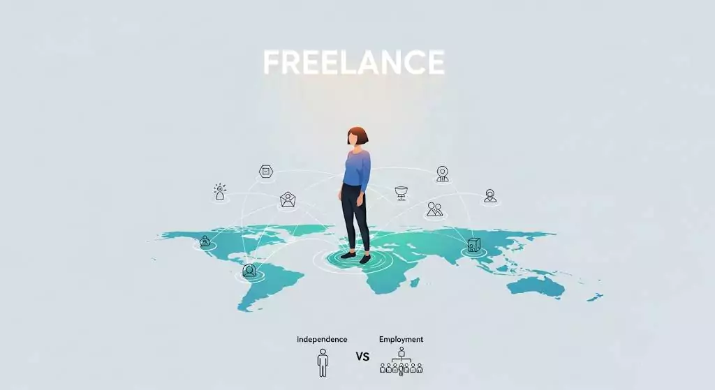 a freelancer on top of the world