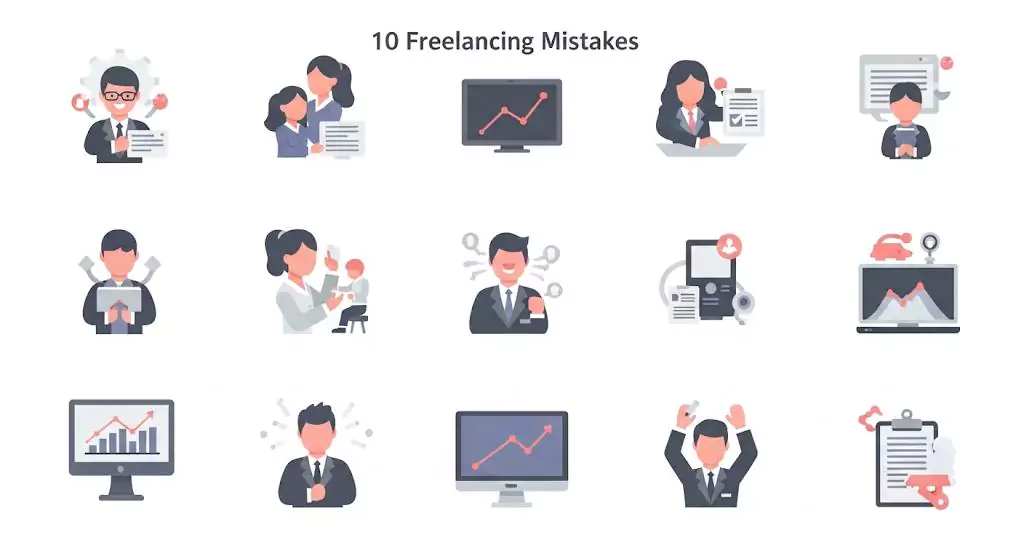 اشتباهات فریلنسر تازه کار